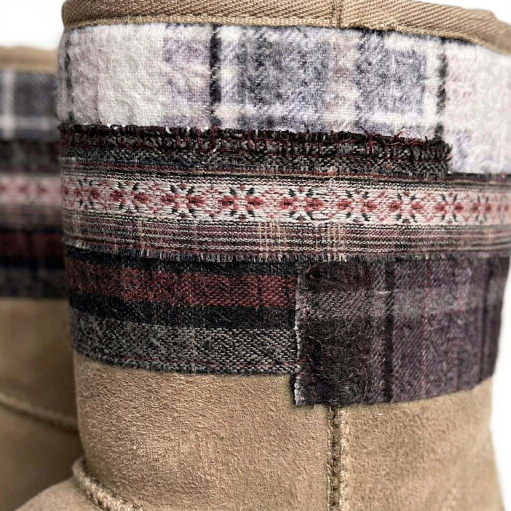 Flannel Boots (Sand)