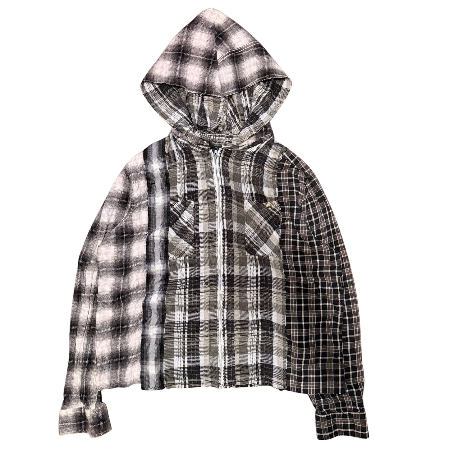 Flannel Hoodie (zip up) (2 sizes)