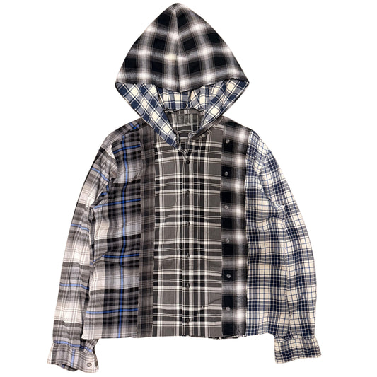 Flannel Hoodie (button up) (2 sizes)