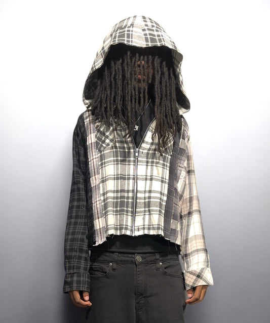 Flannel hoodie