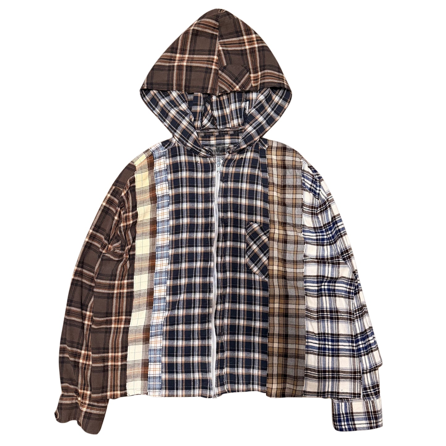 Flannel Hoodie (zip up) (2 sizes)