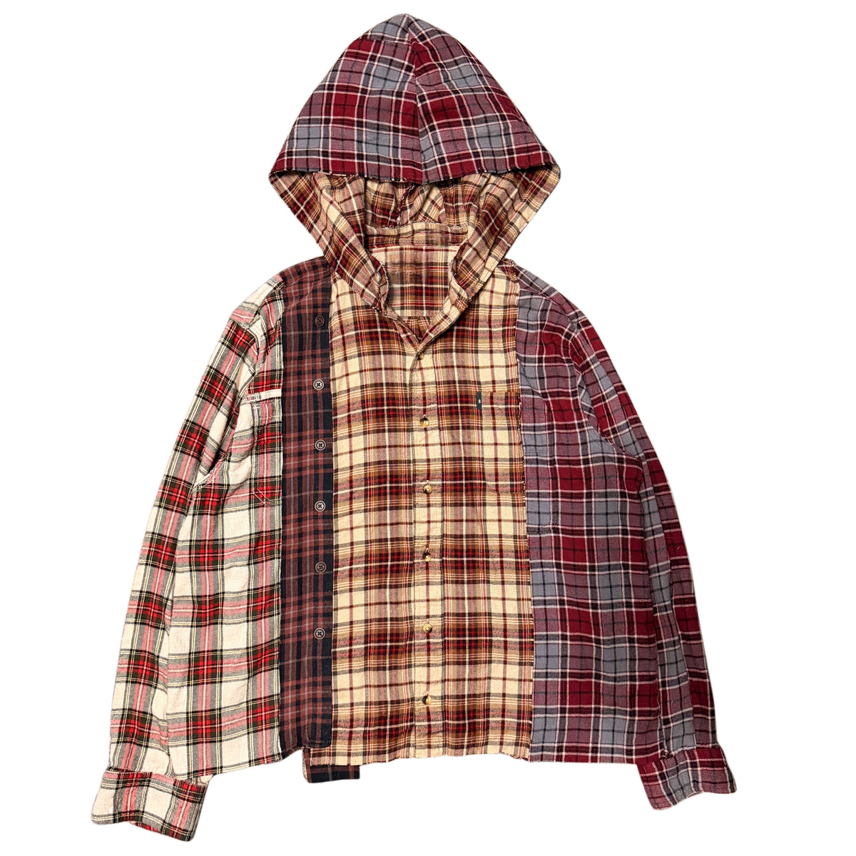 Flannel Hoodie (button up) (2 sizes)