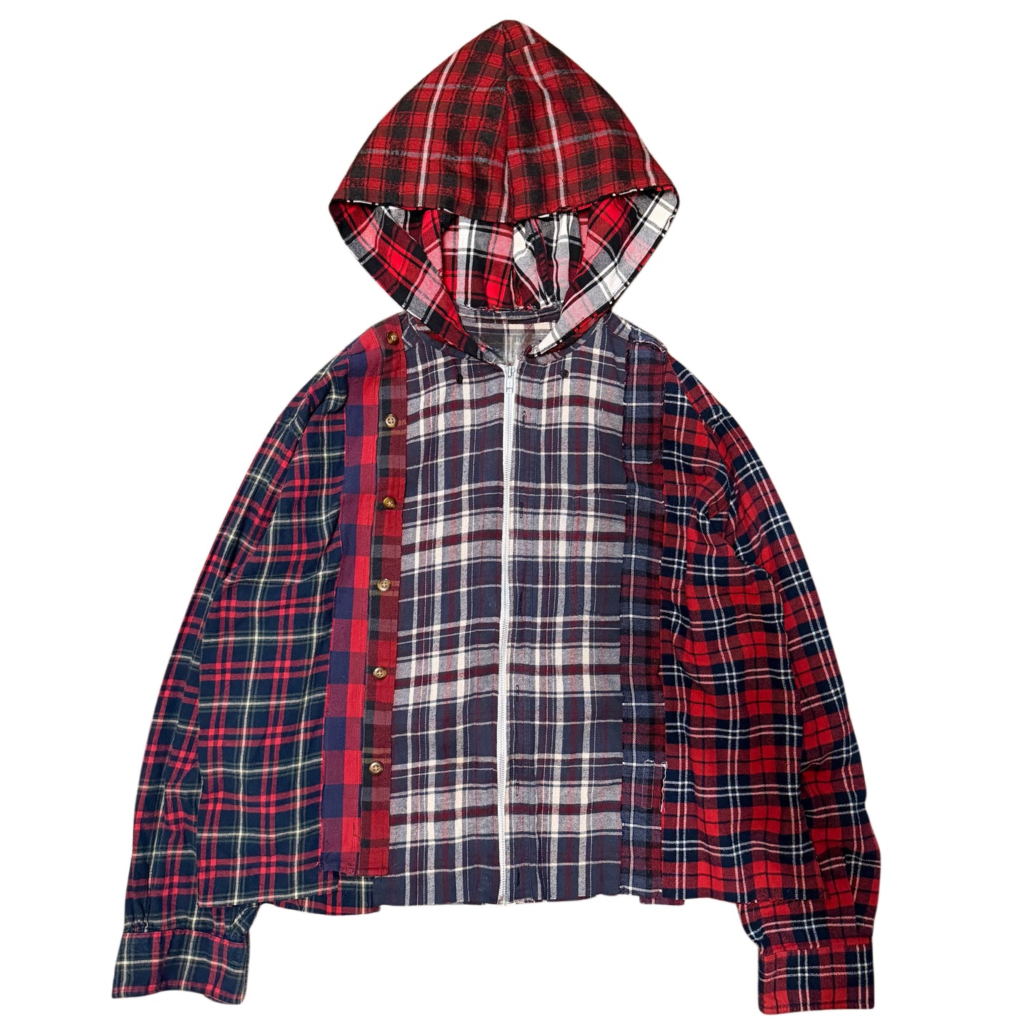 Flannel Hoodie (zip up) (2 sizes)