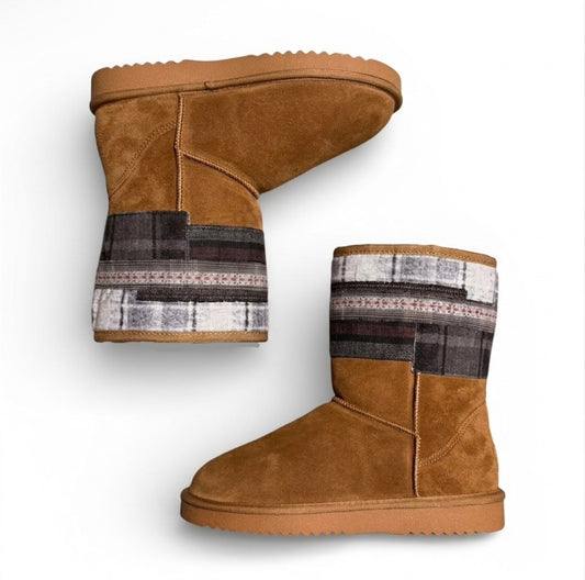 Flannel Boots (Chestnut)