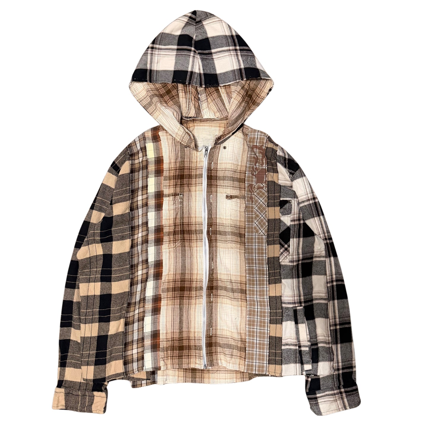 Flannel Hoodie (button up) (2 sizes)