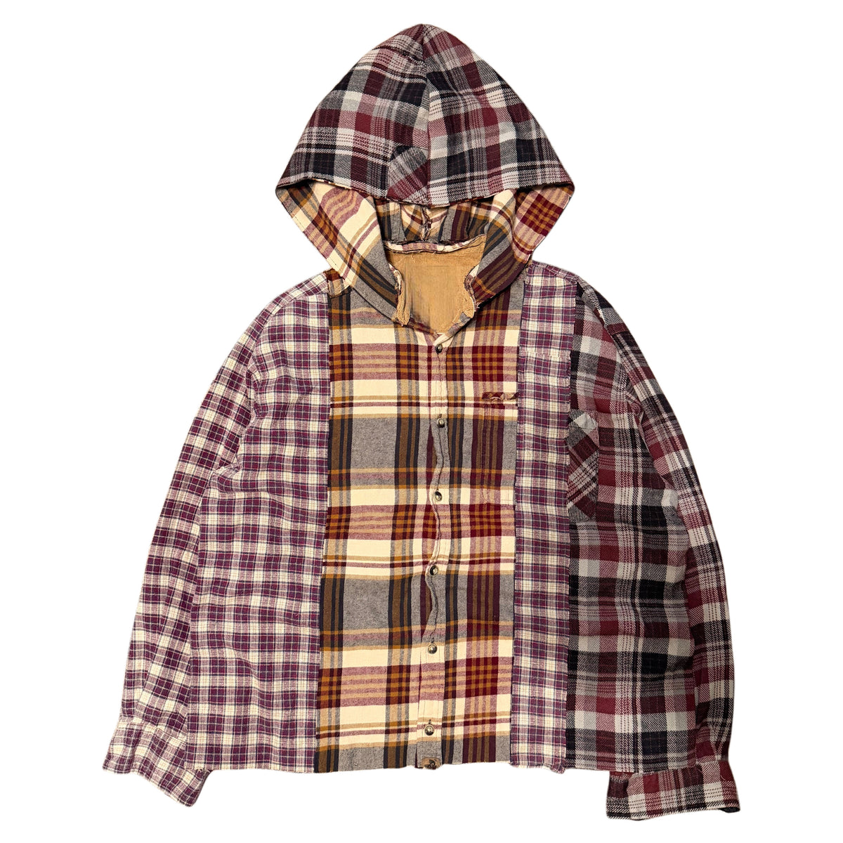 Flannel Hoodie (button up) (2 sizes)