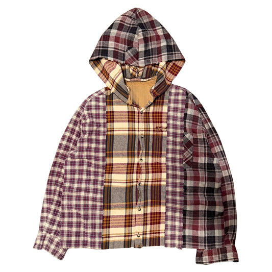 Flannel Hoodie (button up) (2 sizes)