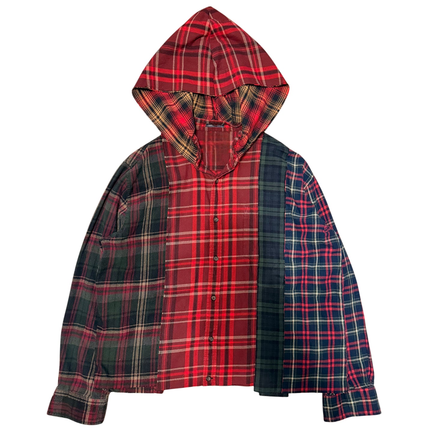 Flannel Hoodie (button up) (2 sizes)