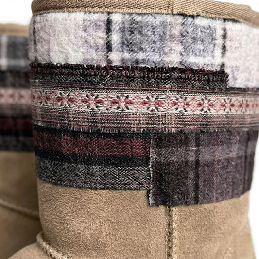 Flannel Boots (Sand)