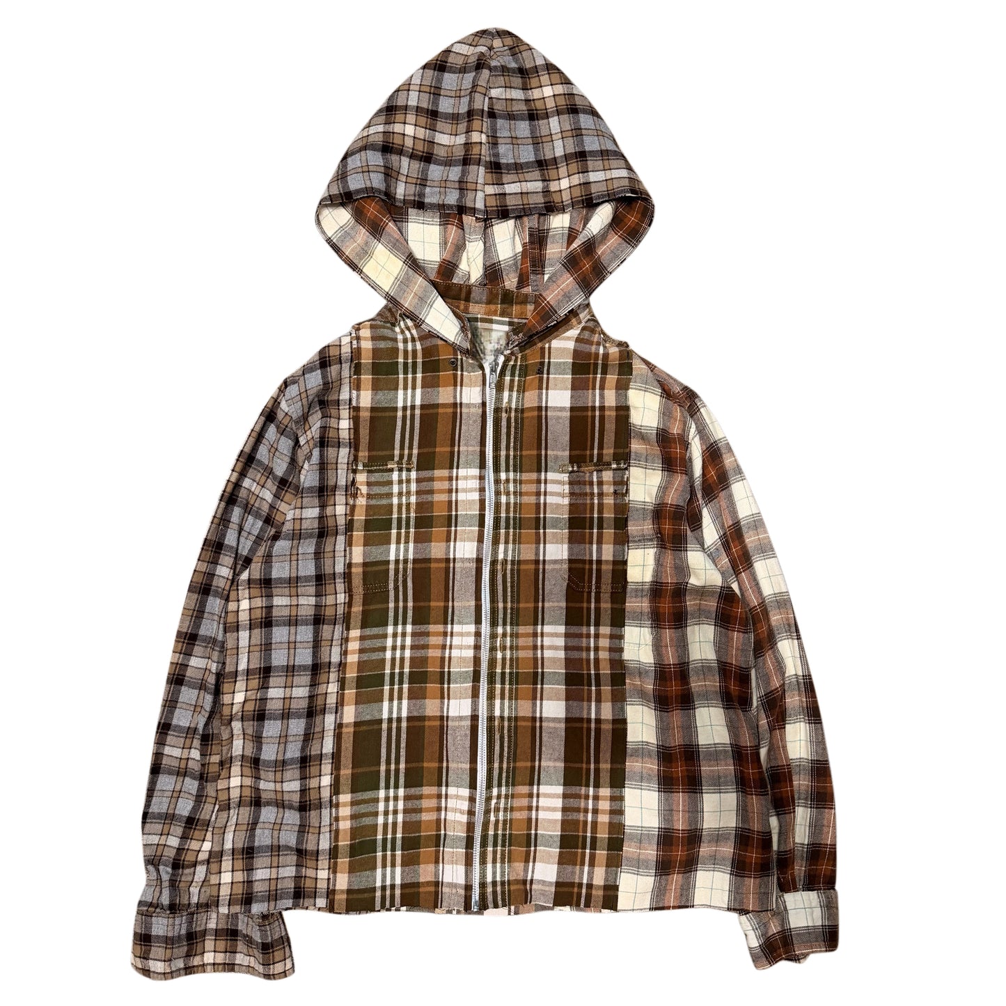 Flannel Hoodie (zip up) (2 sizes)