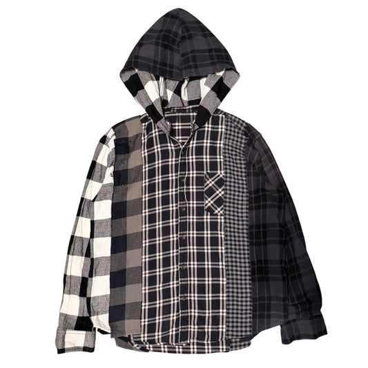 Flannel Hoodie (button up) (2 sizes)