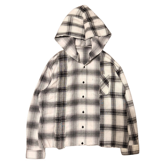 Flannel Hoodie (button up) (3 sizes)